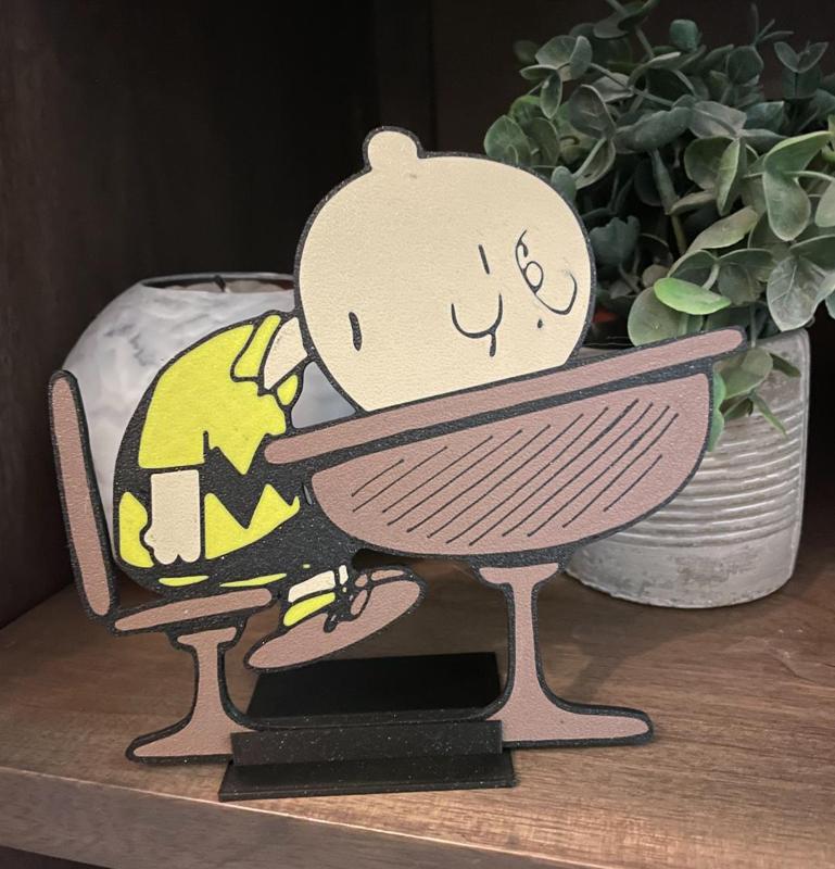 Charlie Brown Display / 4 color / Stand / Wall Art