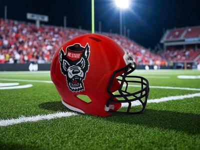 North Carolina NC State Wolfpack Football Helmet