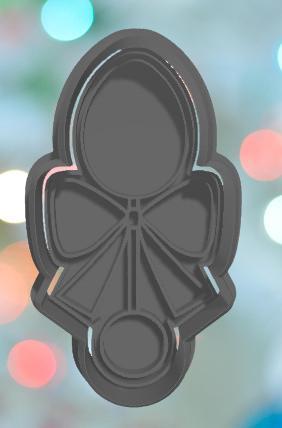 Baby Shower Egg Rattle Cookie Cutter