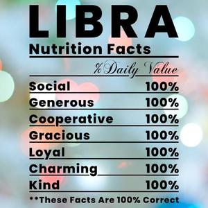 Giant 12cm Libra Facts Cookie Cutter
