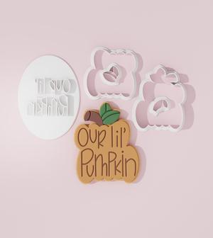 Pumpkin Baby Shower # Cookie Cutter with CCHub Logo