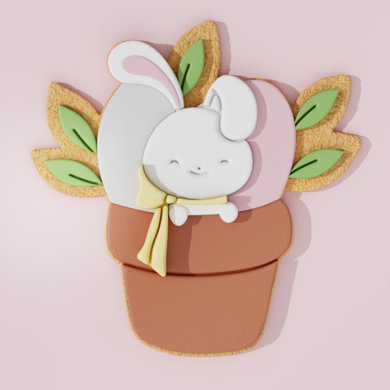 Easter Bunny Cookie Cutter 1003