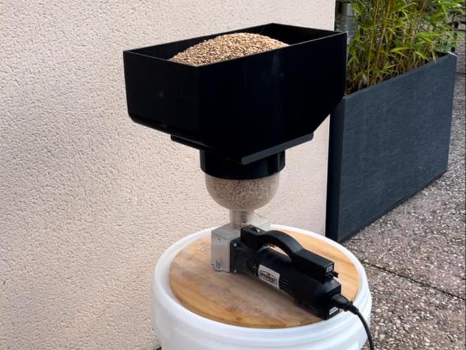 Grainfather grain mill hopper extension