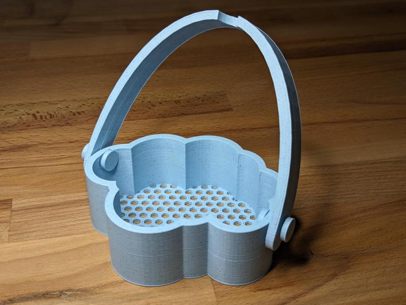 Cloud Shaped Bubble Bath Basket