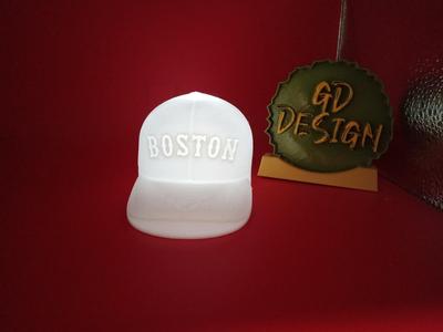 Boston Red Sox 3D BASEBALL CAP LIGHT