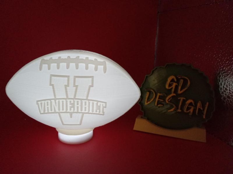 VANDERBILT COMMODORES FOOTBALL LIGHT