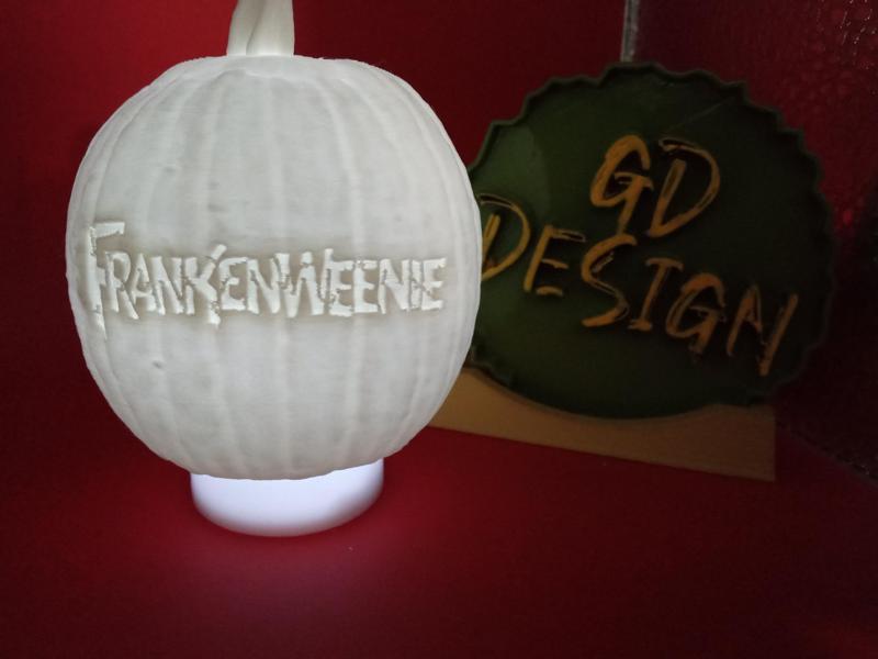 Frankenweenie Halloween Pumpkin Lights