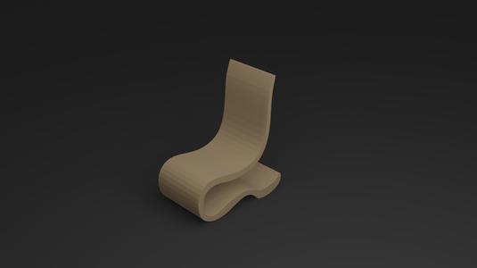 Flex chair (3D printable)