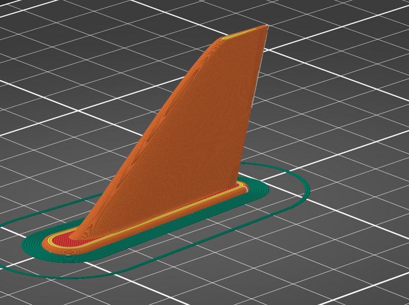 Deflector timón surfski / surfski rudder deflector