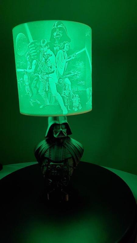 Star Wars Lithophane Lamp
