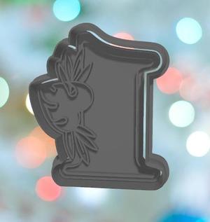 Safari Number 1 Cookie Cutter