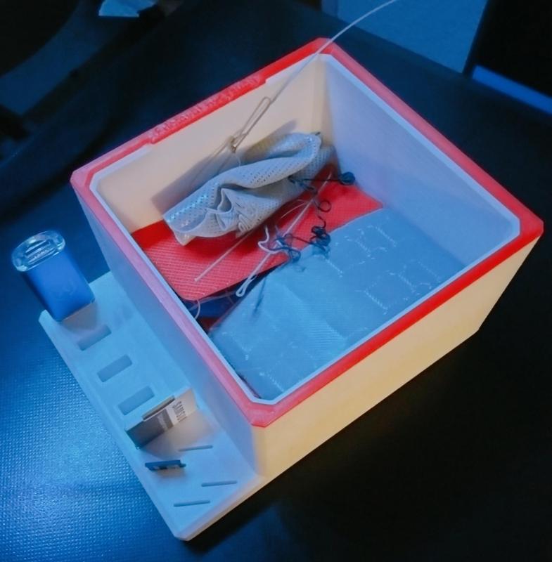 Filament Collection Trashcan W/ USB + Sd + Micro Sd Card Storage