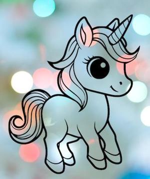 Unicorn 7 Cookie Cutter