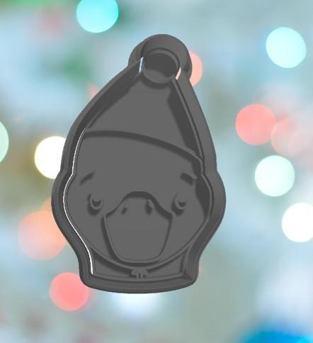 Goose With Party Hat Cookie Cutter