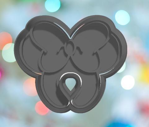 Minnie Mouse Ears Cookie Cutter