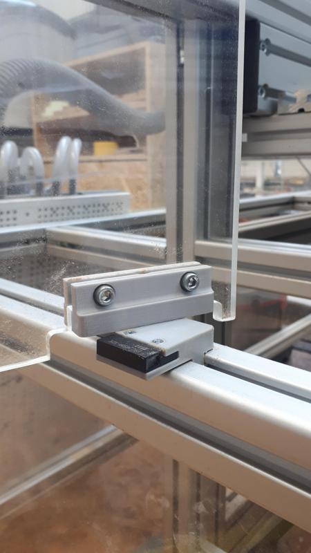 Door Slider for aluminum profile