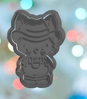 Easter Farmer Bunny Cookie Cutter