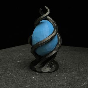 The Spiraling Dragon Egg – Dual-Color Print