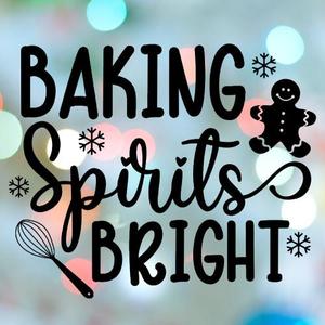 Christmas Stamp Baking Spirits Cookie Cutter