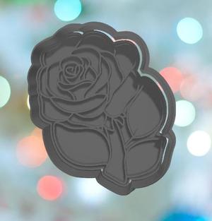Beauty And The Beast Rose Flower Cookie Cutter