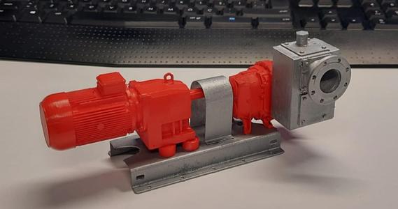 industrial pump and reducer