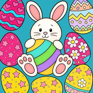 Easter eggs cookie cutters