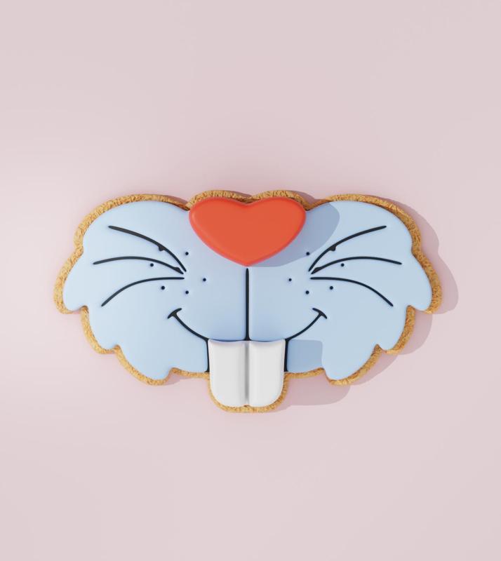 Rabbit Mouth #1 Cookie Cutter