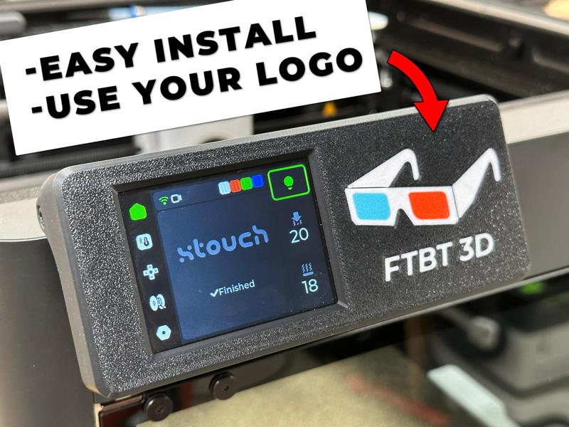Ultimate XTouch Enclosure P1P P1S / Easy Install / Multiple Options