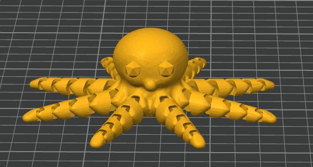 Articulated Cute Mini Octopus