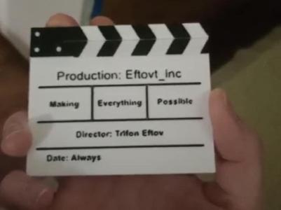 Movie clapper fidget