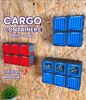 Cargo Containers - 1x1 (Mini Modular Storage)