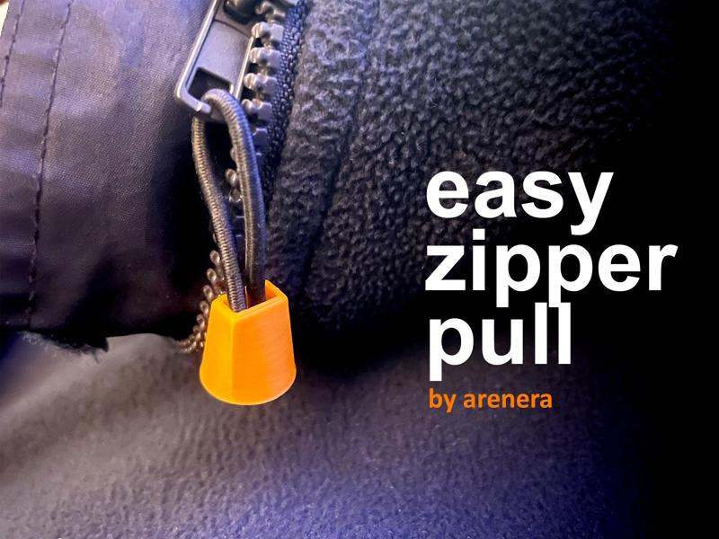 Easy zipper pull