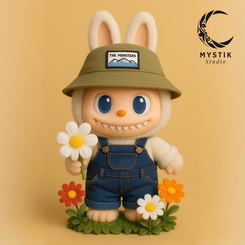 Labubu Fall in Wild - 3D Fanart Figure