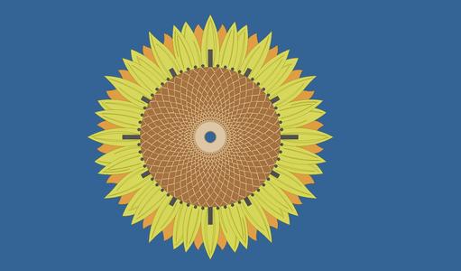 Sunflower Clock