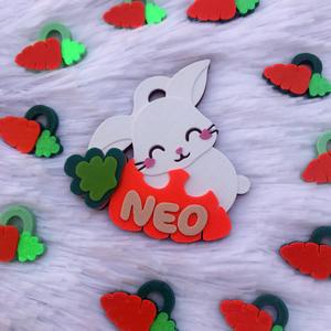 Easter Bunny Kawaii Cute decor / keychain / various uses