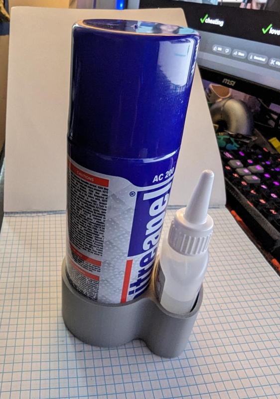 CA glue holder