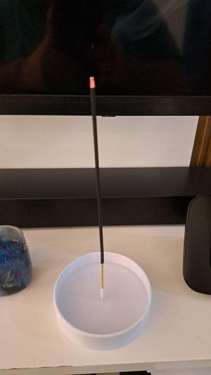 Incense or mosquito coil holder with water