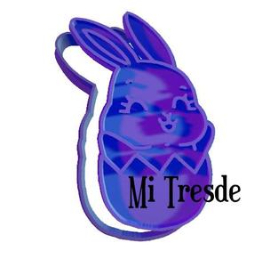 EASTER EGG WITH BUNNY CUTTER AND MARKER, EASTER EGG WITH BUNNY CUTTER AND MARKER