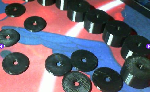 PEG BOARD SPACER AND WASHER