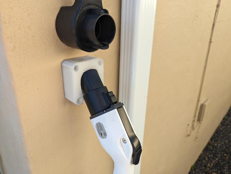 Tesla/NACS J1772 Adapter Charger Plug Holder for Outside