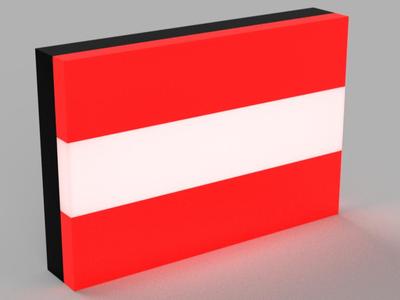 World Flags - Austria LED Lamp