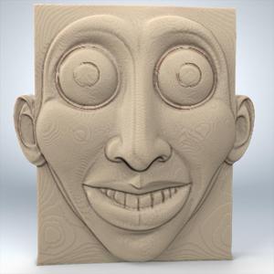 Bust Bas Relief - 5