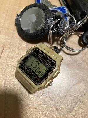 CASIO F91W KEYRING ADAPTER