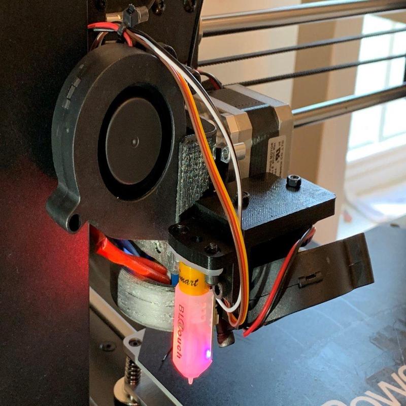 Wanhao i3 BLTouch adjustable height mounting bracket Diii and Eiii compatible