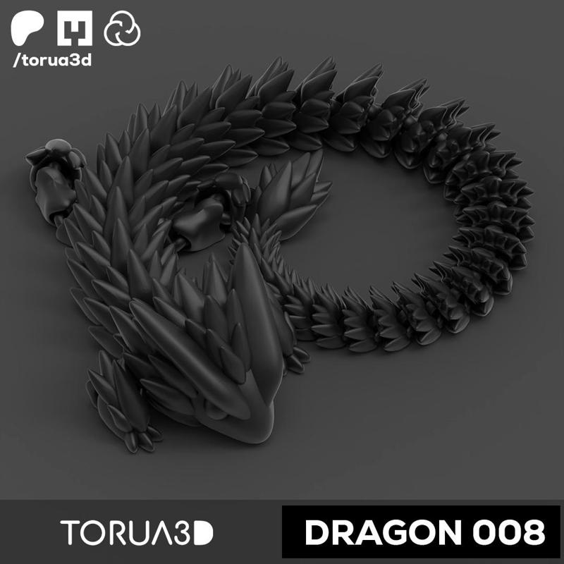 Articulated Dragon 008 | File STL