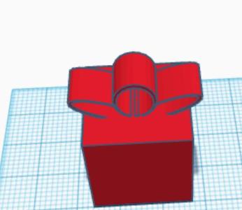 Present Christmas ornament