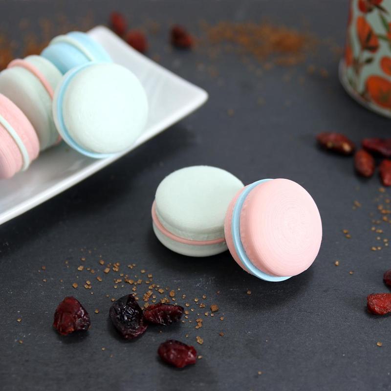 3d printable macaron sweet biscuit model