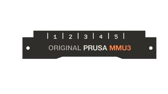 MMU3 Label Plate
