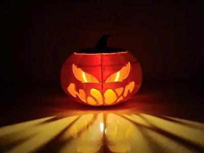 Pumpkin electric tealight holder