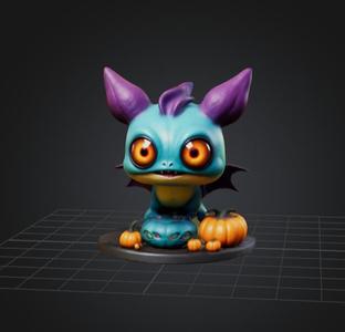 monster baby dragon halloween